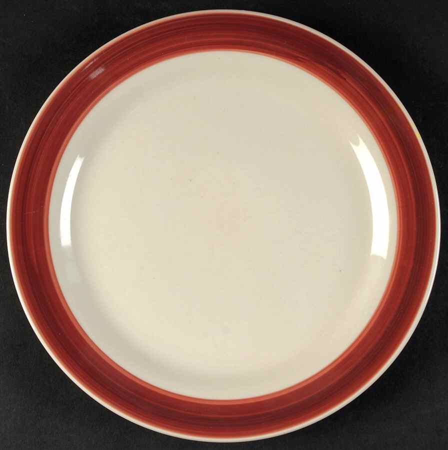 Jamestown Red Dinner Plate by Home Essentials-1