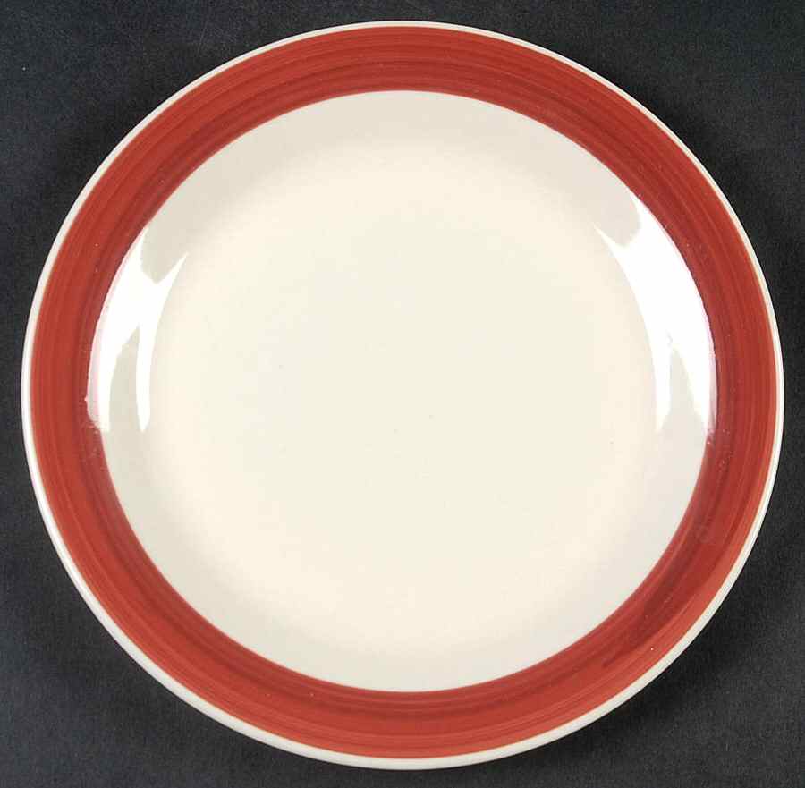 Jamestown Red Salad Plate by Home Essentials-1