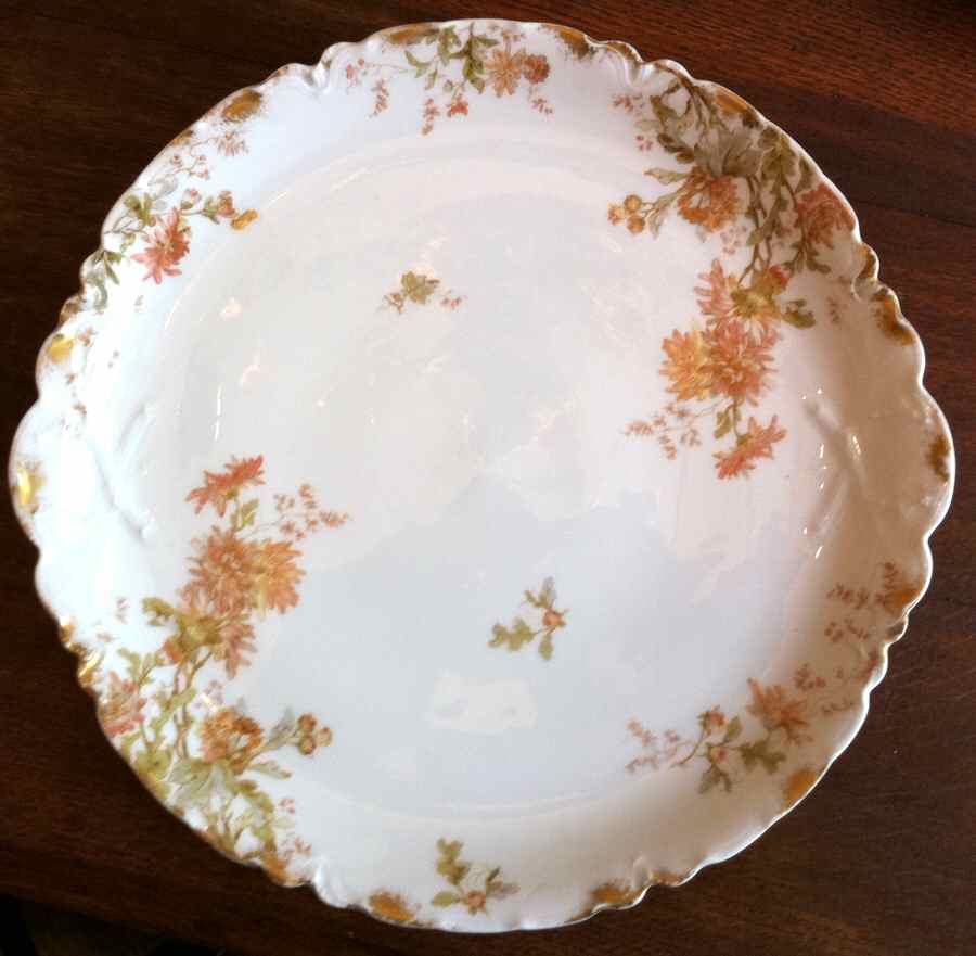 Schleiger 86-9 Handled Cake Plate by Haviland-1