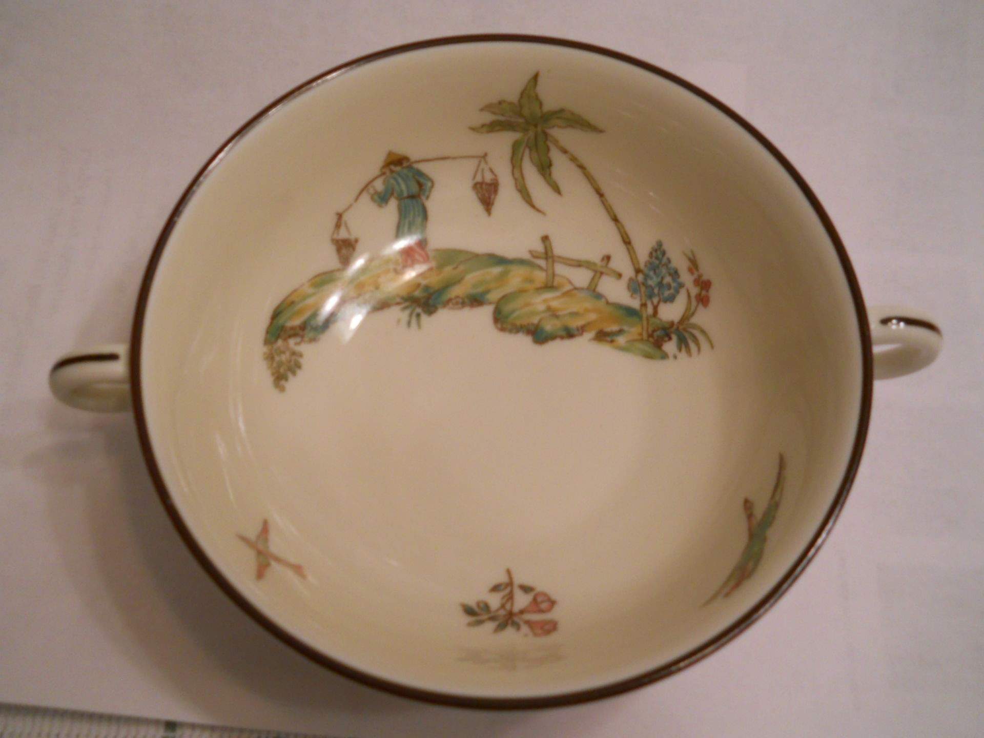 Pillement (Smooth) Flat Cream Soup Bowl by Haviland-1