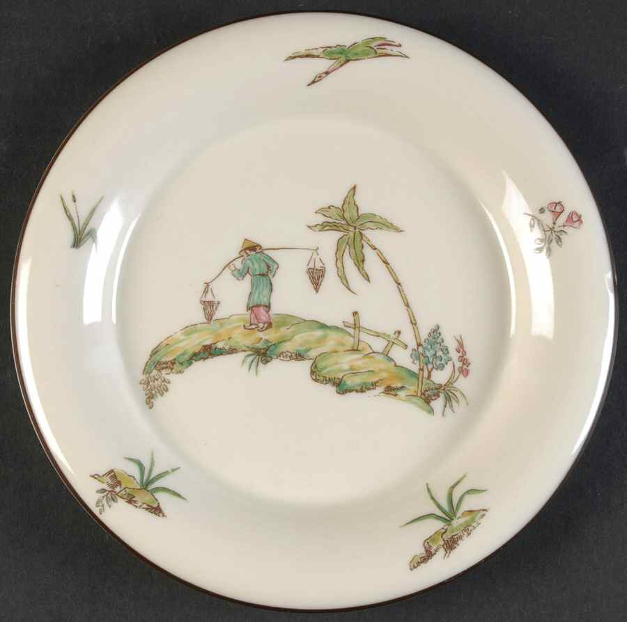 Pillement (Smooth) Bread & Butter Plate by Haviland-1