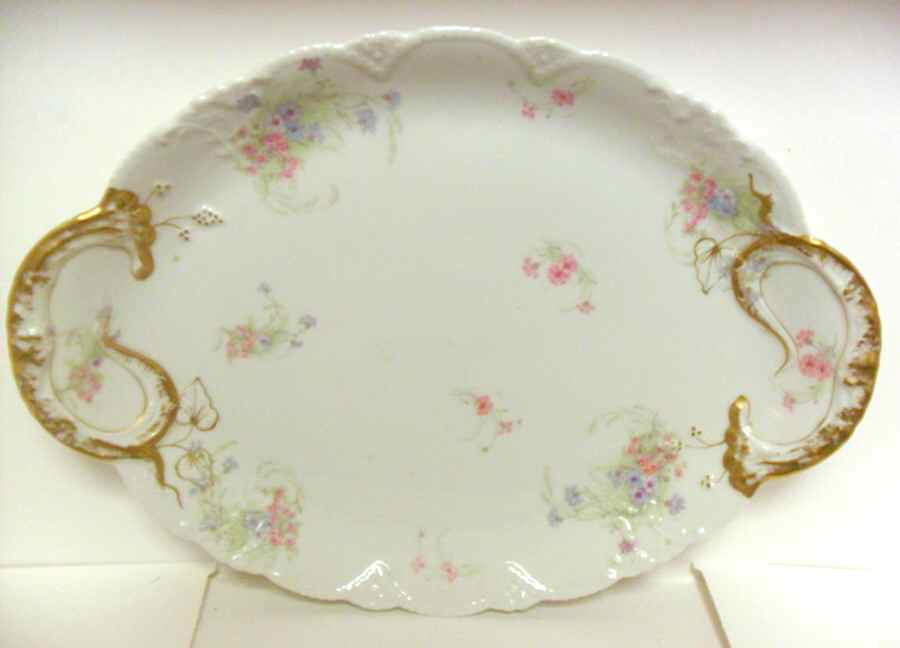 H4184 14" Oval Serving Platter by Haviland-1