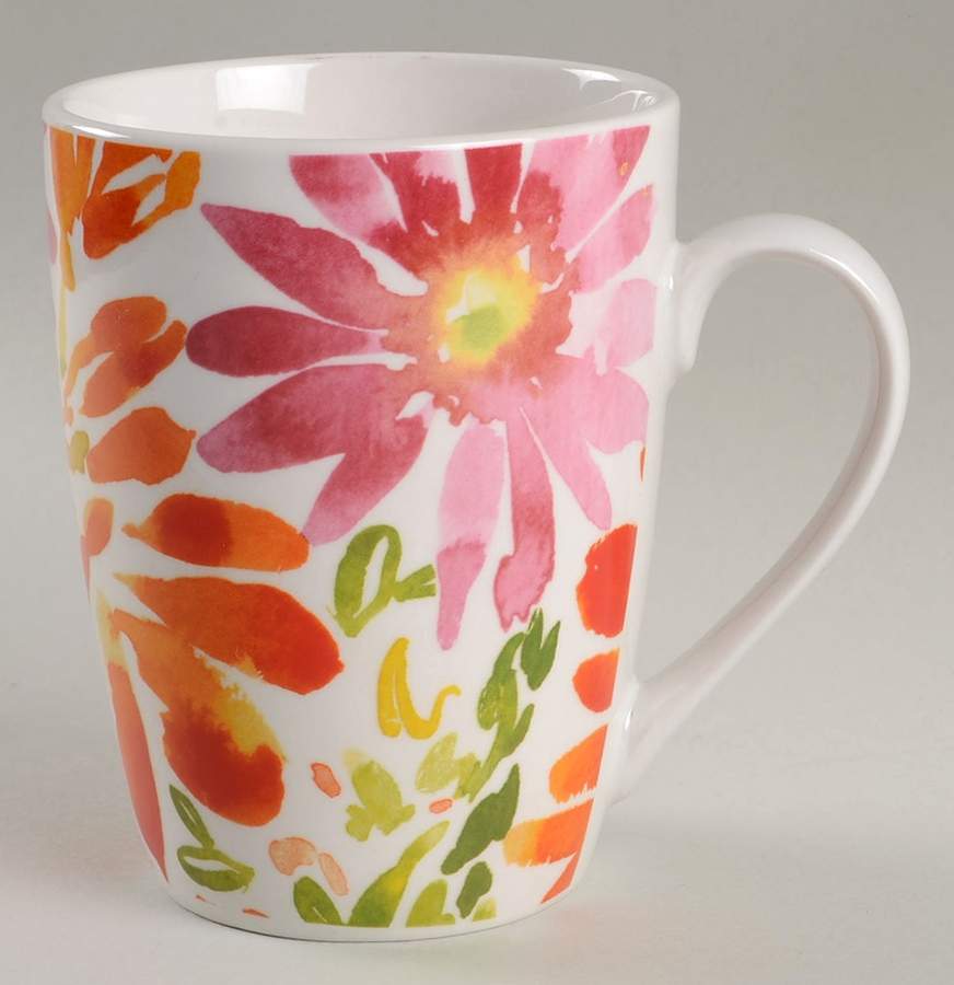 Watercolor Floral Mug by Home-1