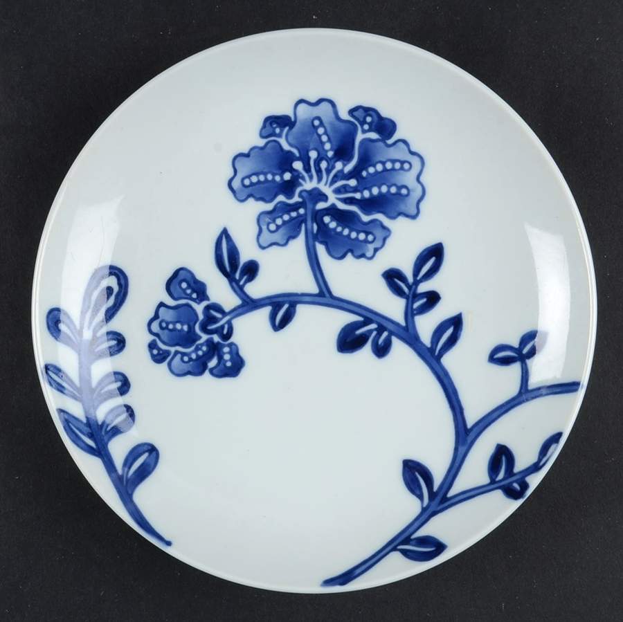 Blue and White Bread & Butter Plate by Home-1