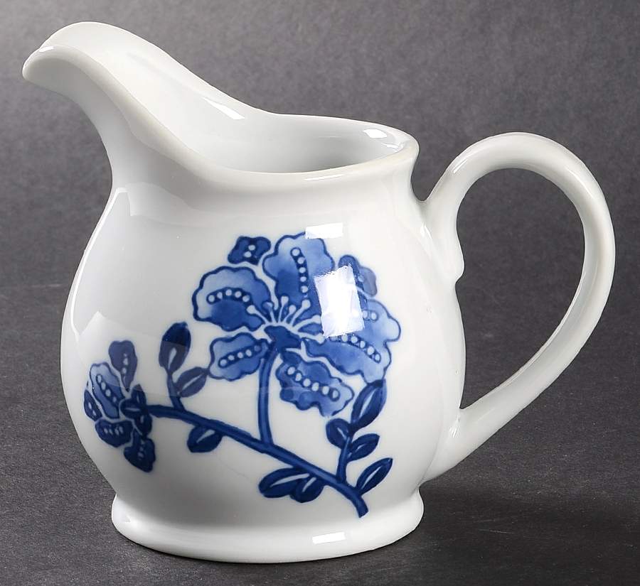 Blue and White Creamer by Home-1
