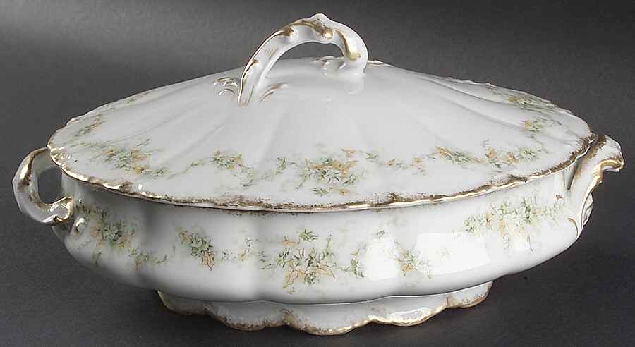 Schleiger 341-9 Oval Covered Vegetable by Haviland-1