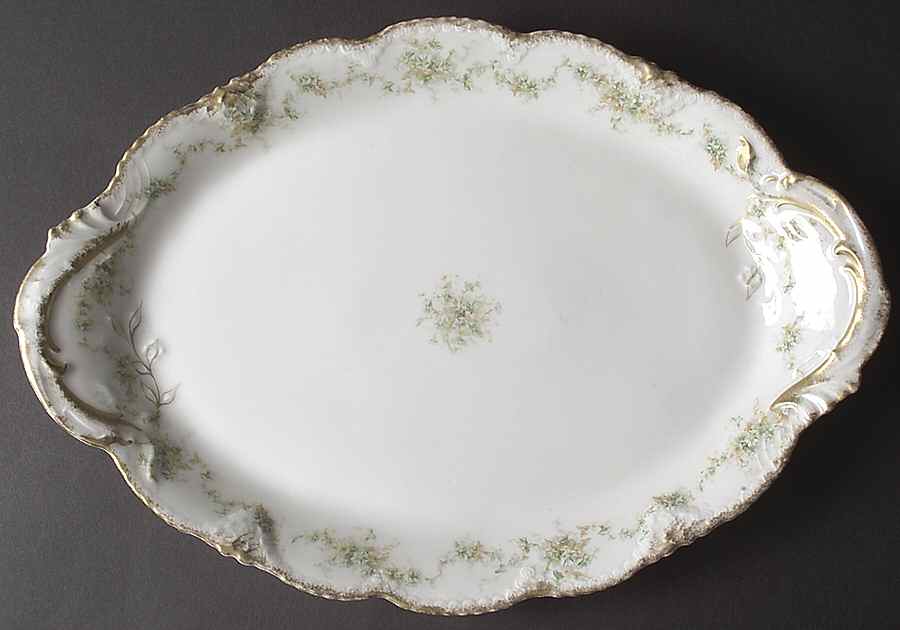 Schleiger 341-9 16" Oval Serving Platter by Haviland-1