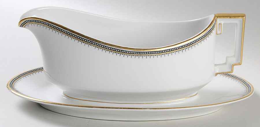 HC1214 Gravy Boat with Attached Underplate by Heinrich - H&C-1