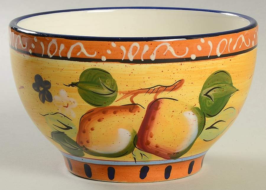Mediterranean Pear Coupe Cereal Bowl by Heritage Mint-1