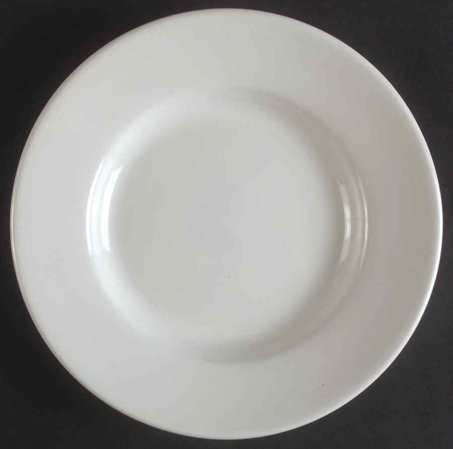 Siena White Salad Plate by Home Trends-1