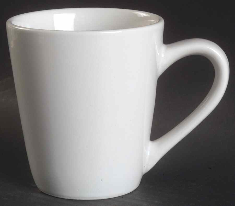 Siena White Mug by Home Trends-1