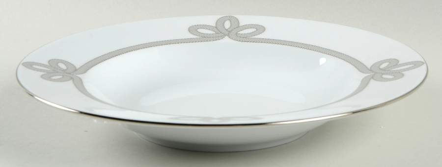 Brandebourg Platinum Large Rim Soup Bowl by Haviland-1