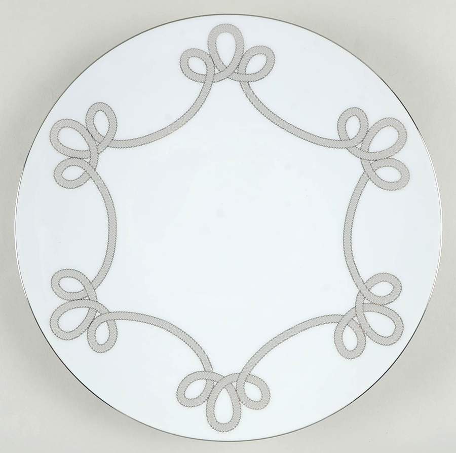 Brandebourg Platinum Dinner Plate by Haviland-1