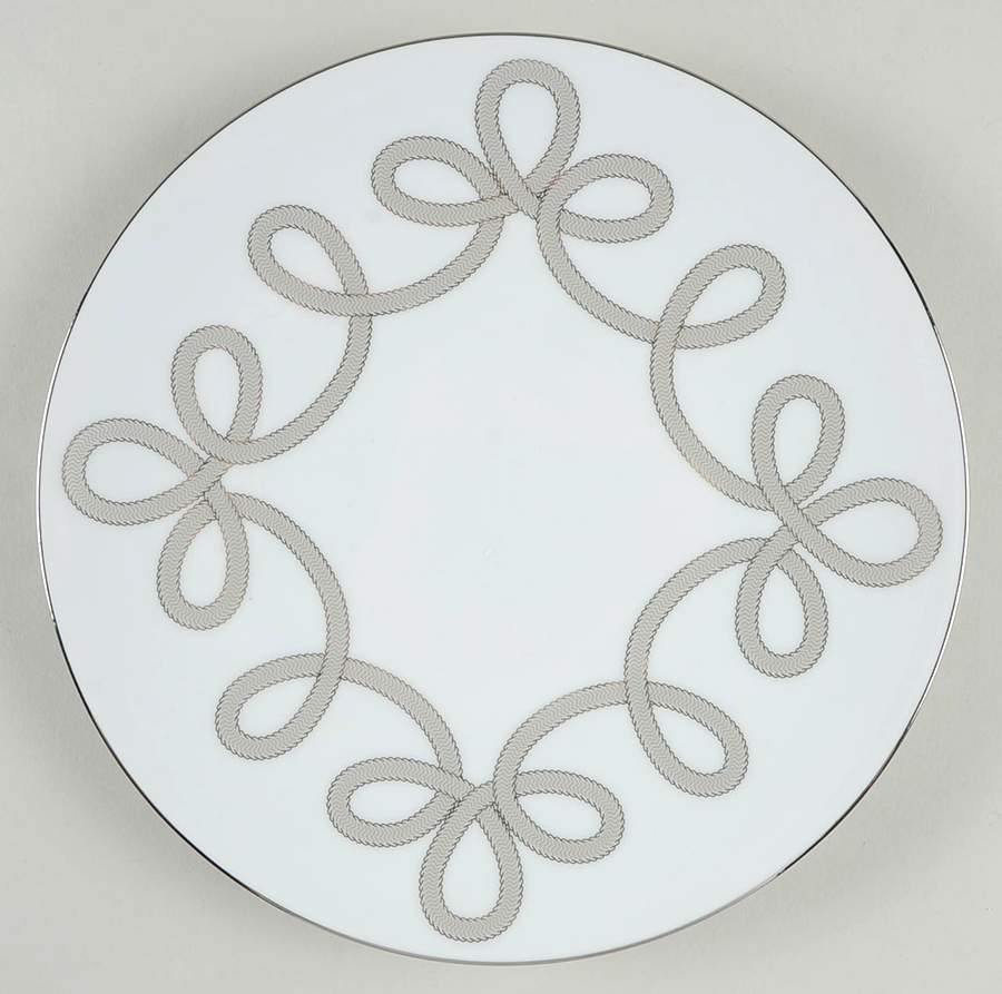 Brandebourg Platinum Dessert Luncheon Plate by Haviland-1