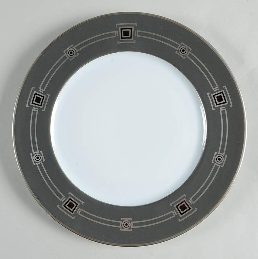 Cabochon Platinum Accent Salad/Dessert Plate by Haviland-1