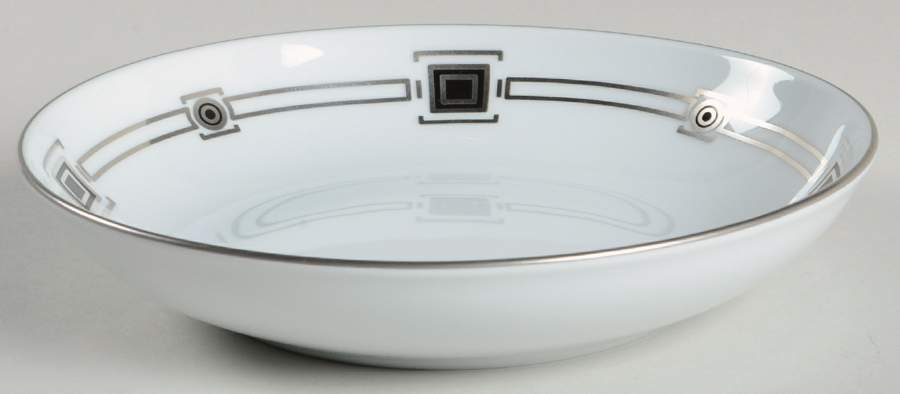 Cabochon Platinum Coupe Soup Bowl by Haviland-1