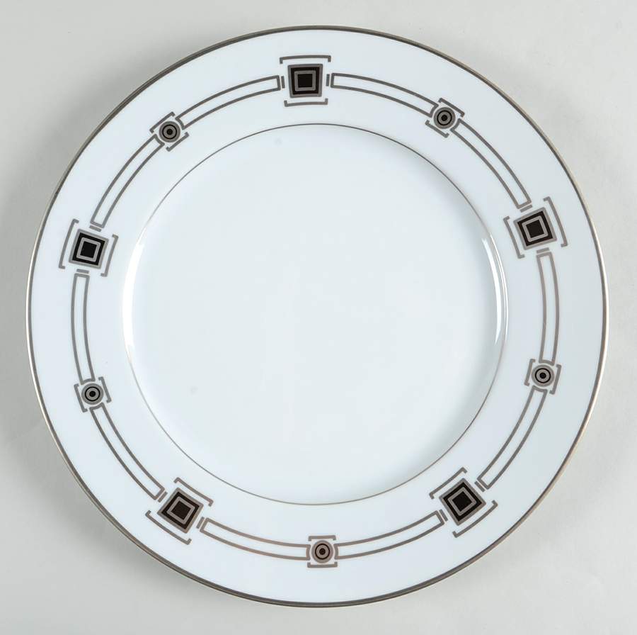 Cabochon Platinum Dinner Plate by Haviland-1