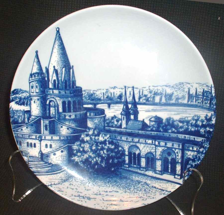 Fishermen's Bastion Salad Plate by Hollohaza-1