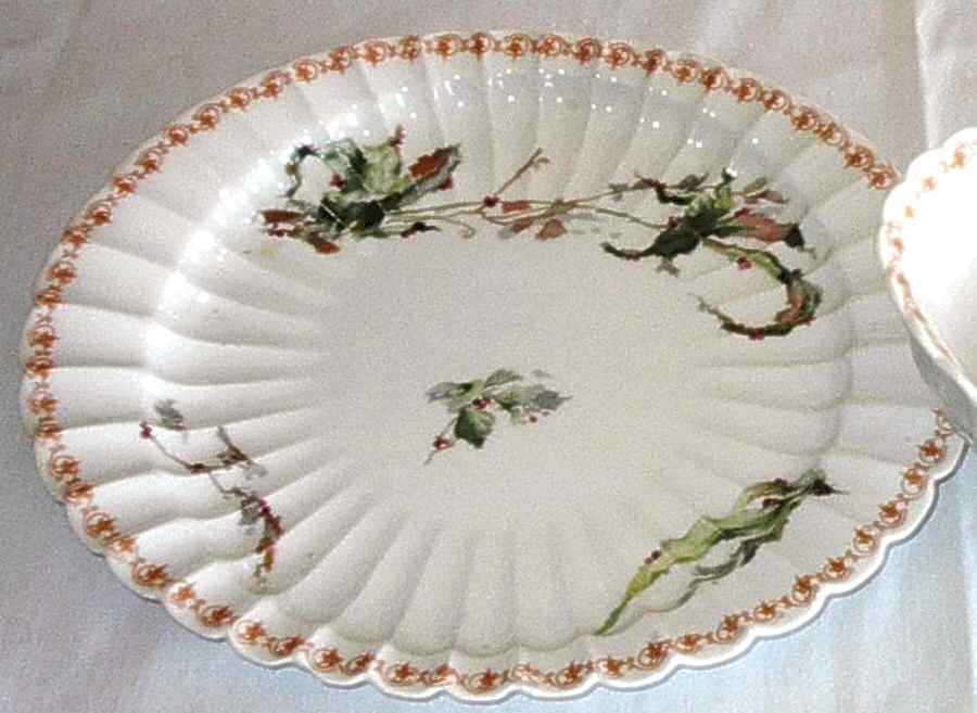 H4198 10" Oval Serving Platter by Haviland-1