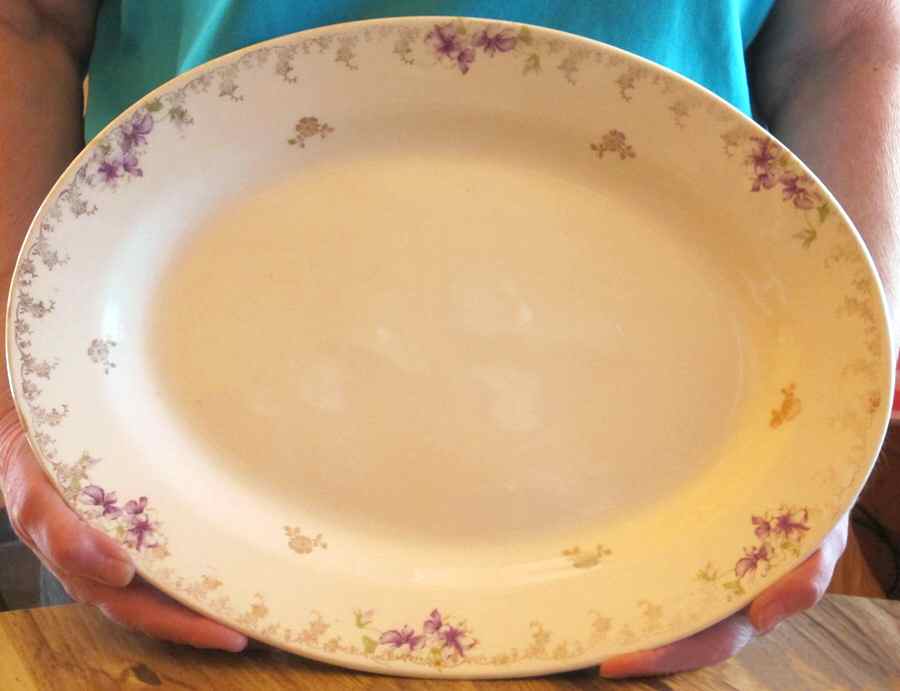 HLC3894 15" Oval Serving Platter by Homer Laughlin -1