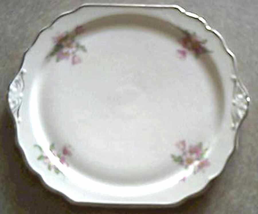 HAR178 Square Handled Cake Plate by Harker-1