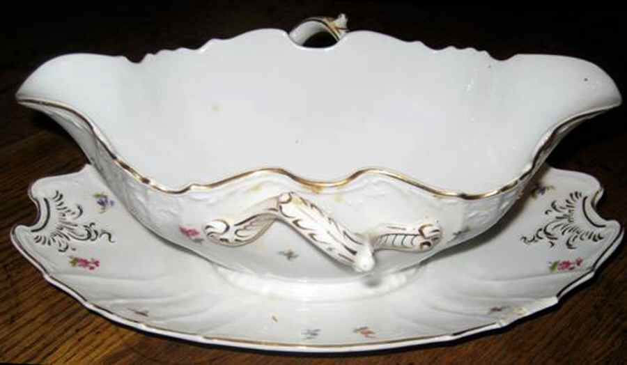 11288 Gravy Boat with Attached Underplate by Haas-Czjzek Coronado-1
