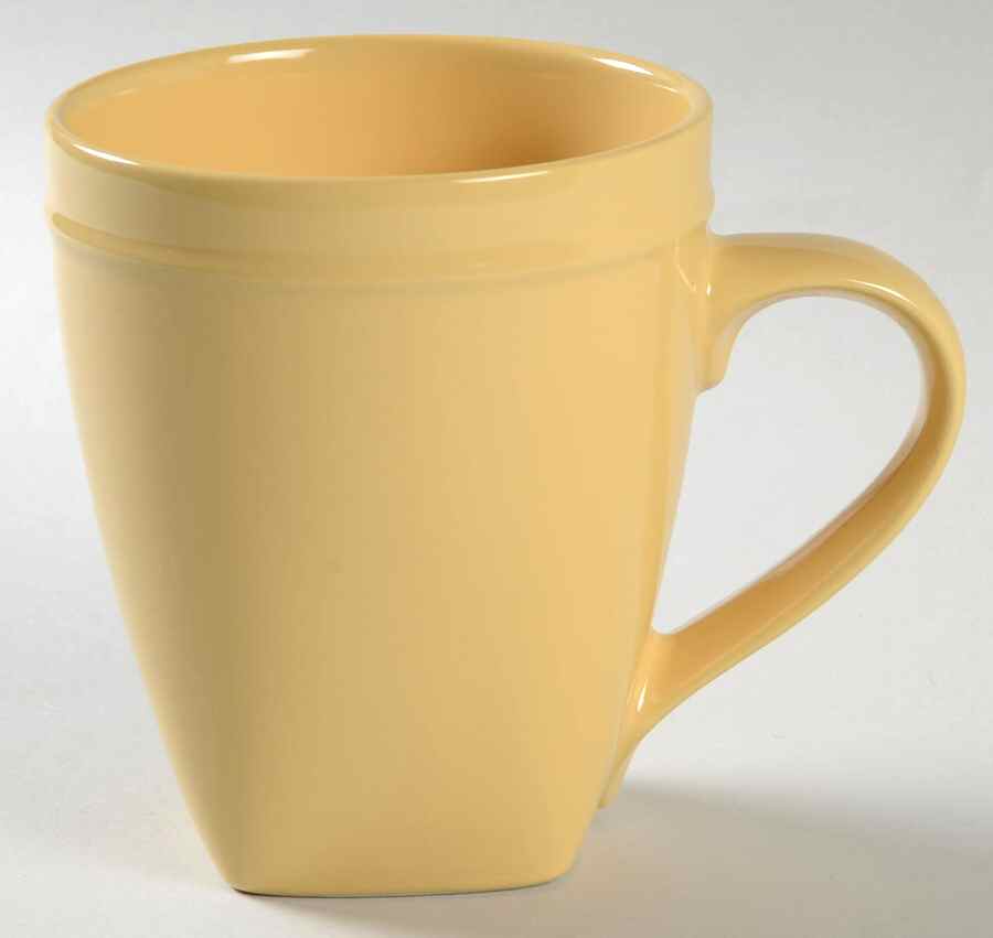 Canopy Straw Yellow (Square) Mug by Home Trends-1