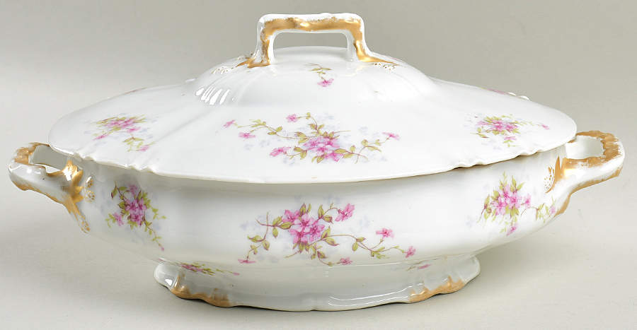 Schleiger 1021-5 Oval Covered Vegetable by Haviland-1