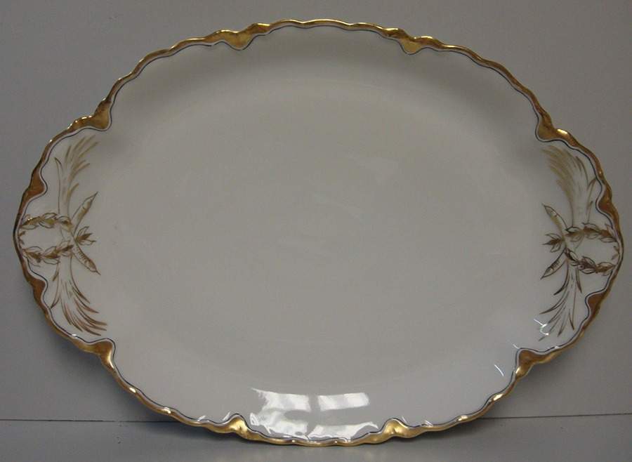 H4210 13" Oval Serving Platter by Haviland-1