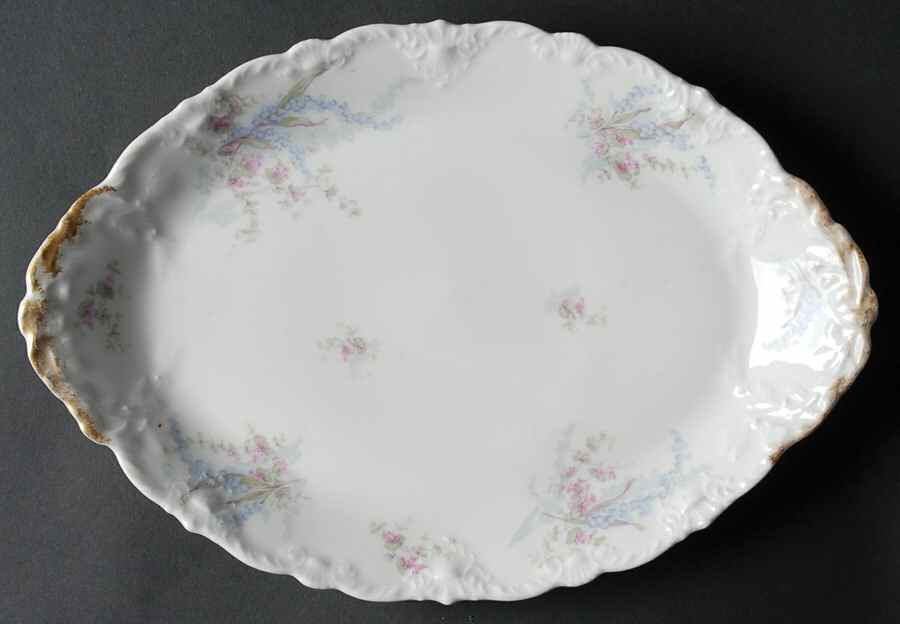 H4216 12" Oval Serving Platter by Haviland-1