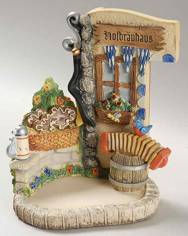 Pretzel Boy Hummelscape-Bavarian Bier Garten - Boxed by M.I. Hummel-1