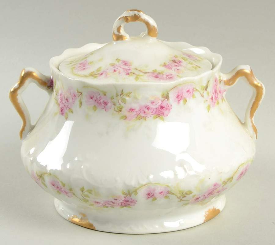 Schleiger 1098-2 Sugar Bowl & Lid by Haviland-1