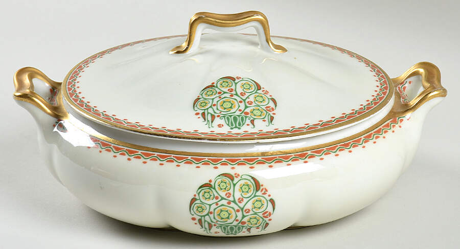 Schleiger 948-2 Round Covered Vegetable by Haviland-1