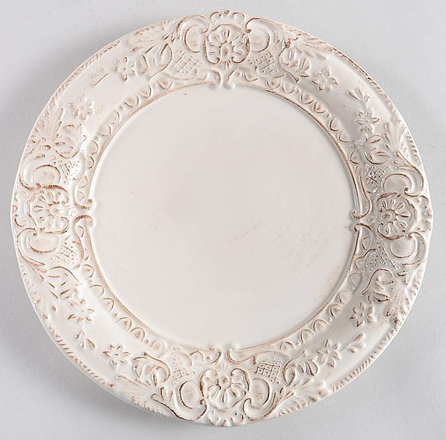 Antique Baroque Beige Salad Plate by Home Essentials-1