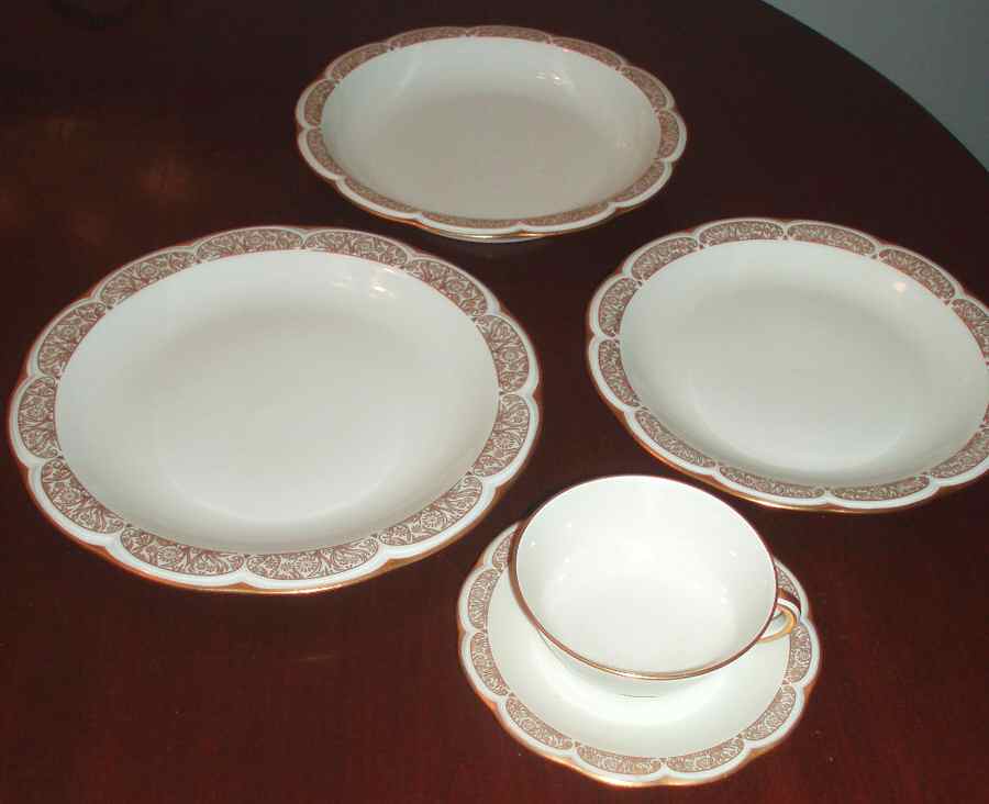 H4221 Flat Cup & Saucer Set by Haviland-1