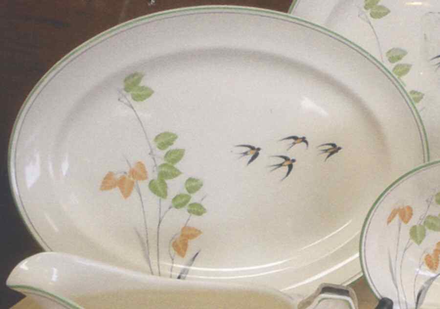 W4523 11" Oval Serving Platter by Homer Laughlin -1