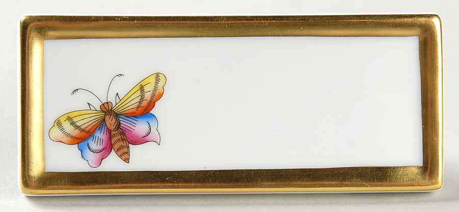 Victoria Small Placard/Place Card Holder by Herend-1