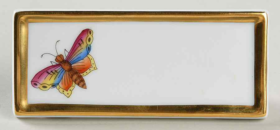 Victoria Small Placard/Place Card Holder by Herend-1