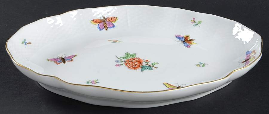 Victoria 10" Oval Dish by Herend-1