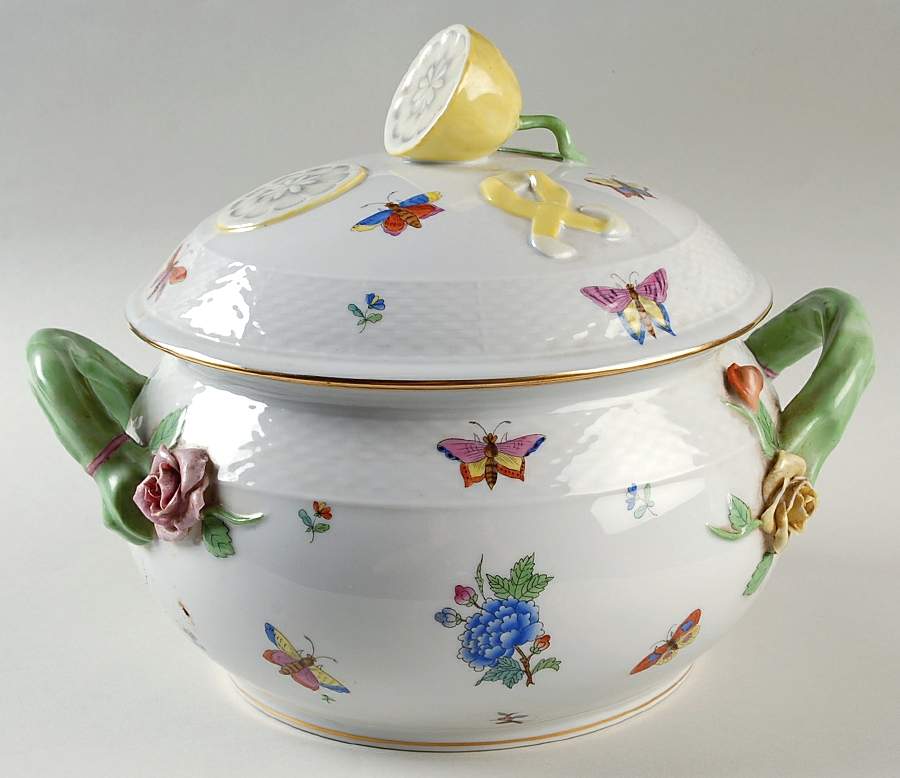Victoria Tureen &  Lid by Herend-1