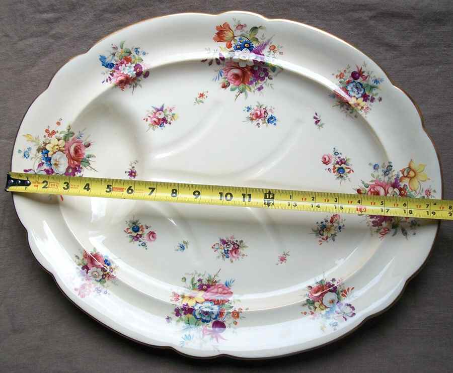 3816 19" Oval Serving Platter by Hammersley-1
