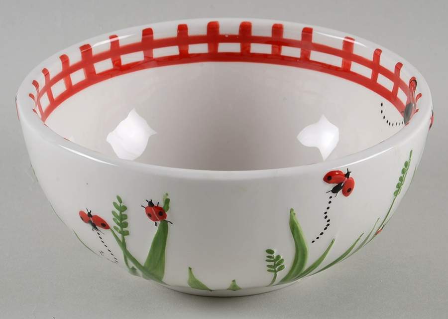 Lady Bug Soup/Cereal Bowl by Hausenware-1