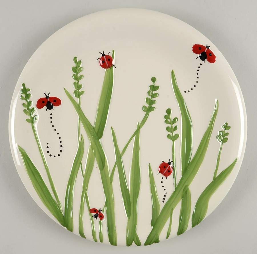 Lady Bug Dinner Plate by Hausenware-1