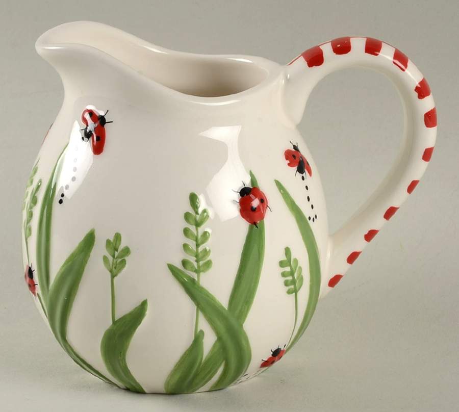 Lady Bug Creamer by Hausenware-1