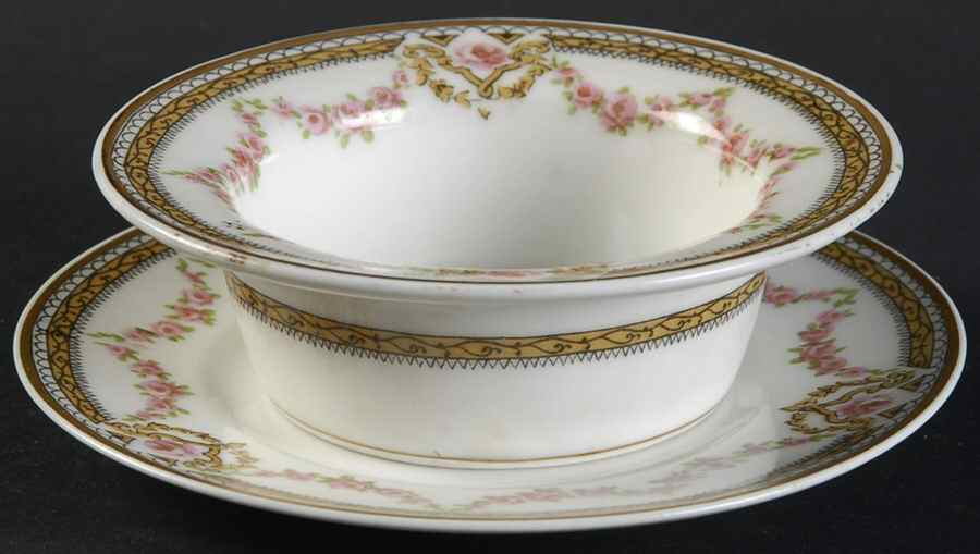 Schleiger 1073-2 Ramekin & Saucer Set by Haviland-1