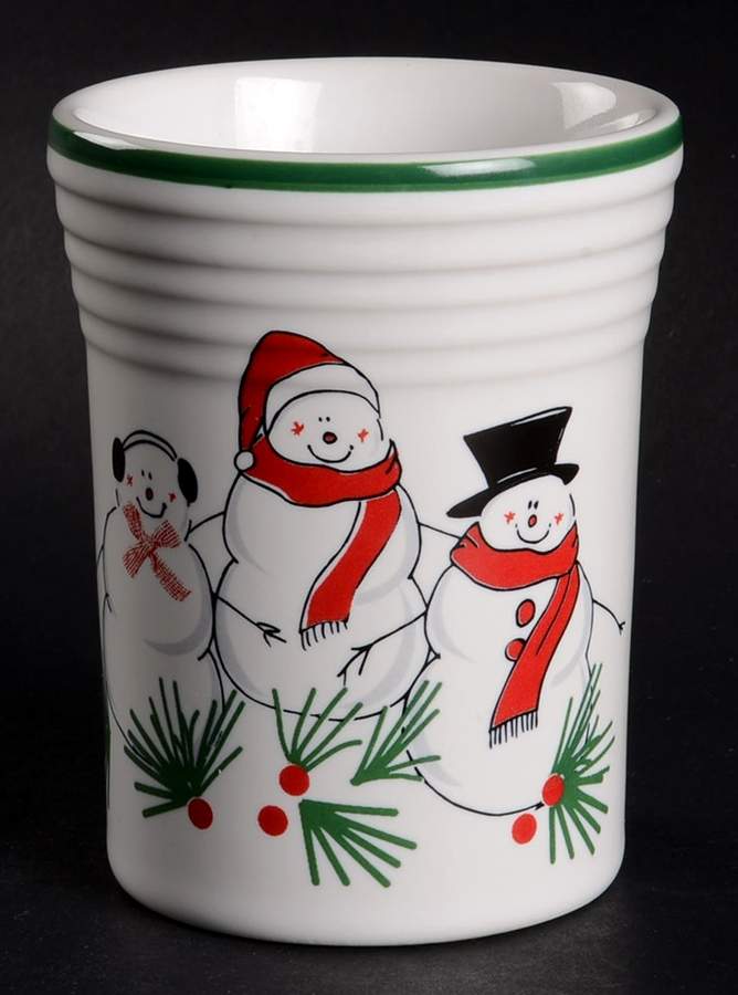 Fiesta Snowman Family 6 Oz Tumbler by Homer Laughlin -1
