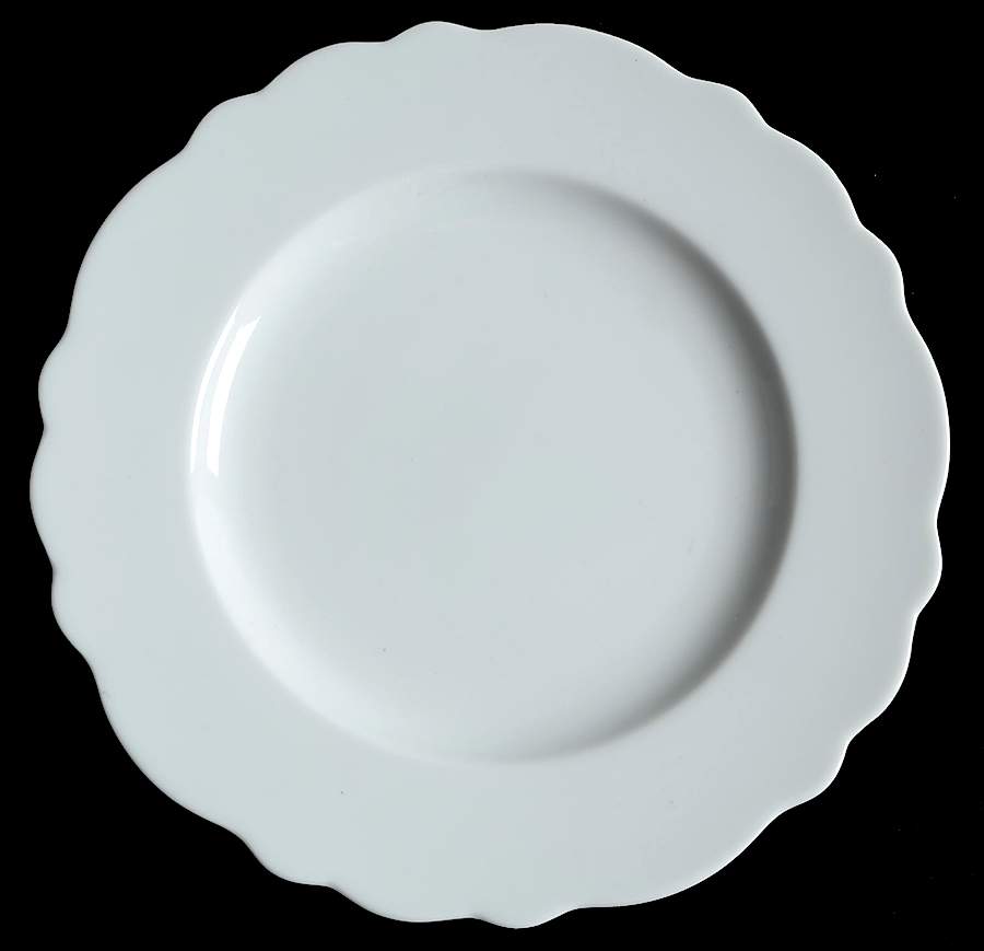 Ann Marie White Breakfast Plate by Hutschenreuther-1