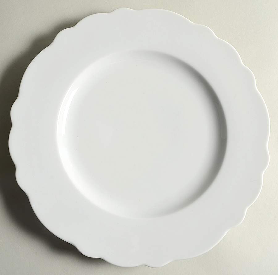 Ann Marie White Dinner Plate by Hutschenreuther-1