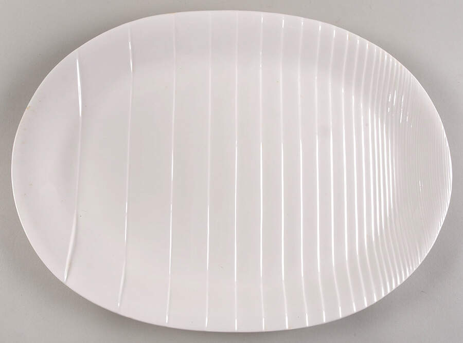 Gourmet Kitchen 18" Oval Serving Platter by Himark-1