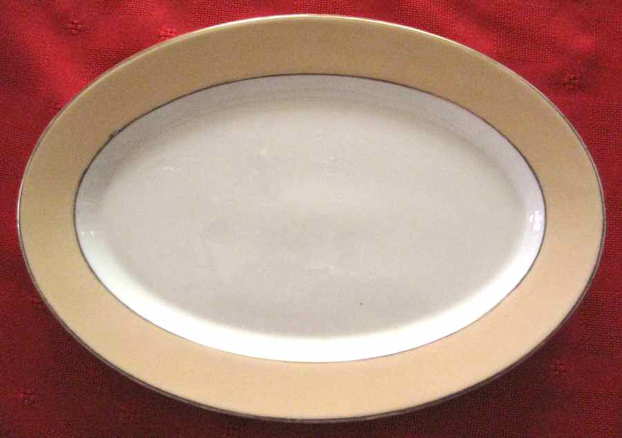 H4235 12" Oval Serving Platter by Haviland-1